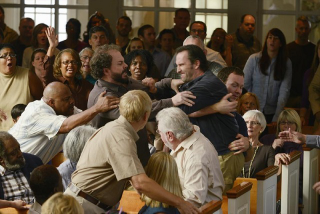 Illustration for article titled Resurrection Has Its Own Version of Jerry Springer: "Church Fight!"